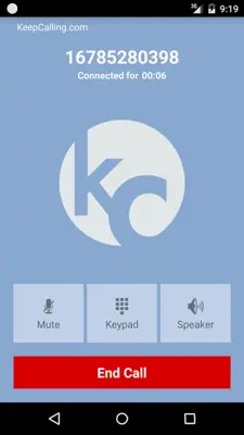 KeepCalling android App screenshot 4